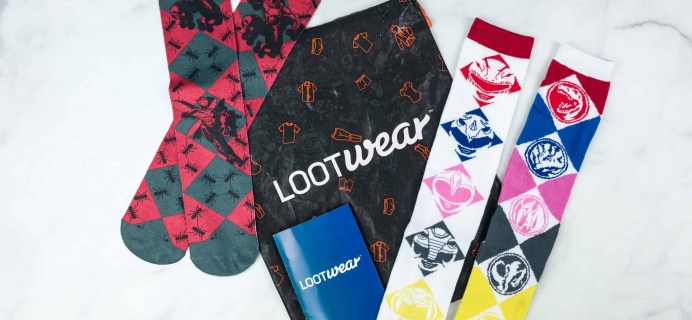 Loot Socks by Loot Crate July 2018 Subscription Box Review & Coupon