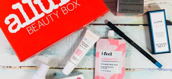 Allure Beauty Box July 2018 Subscription Box Review & Coupon