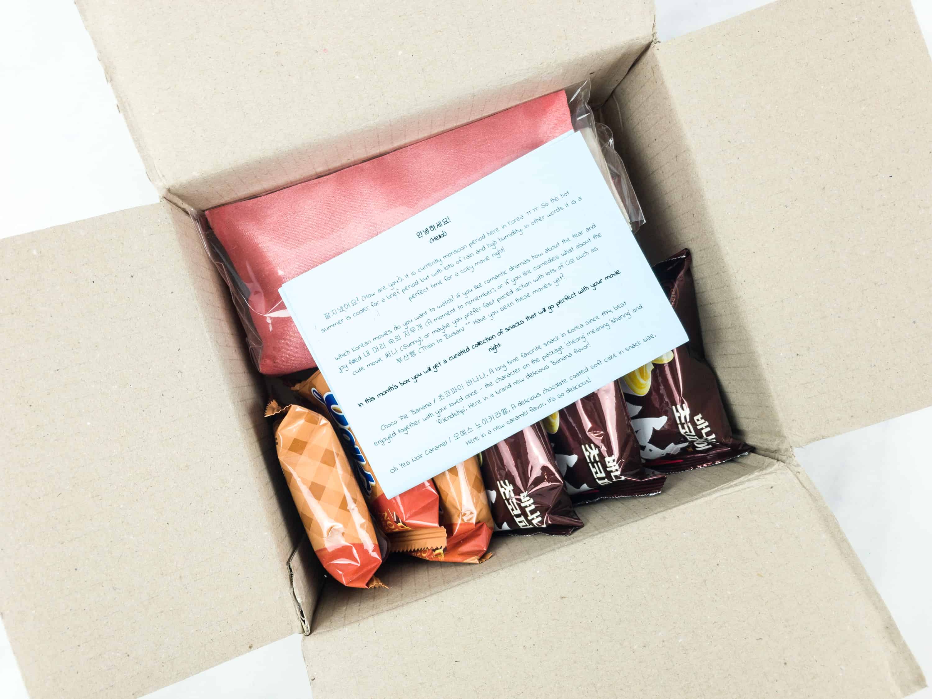 Korean Snack Box August 2018 Subscription Box Review Coupon Hello Subscription