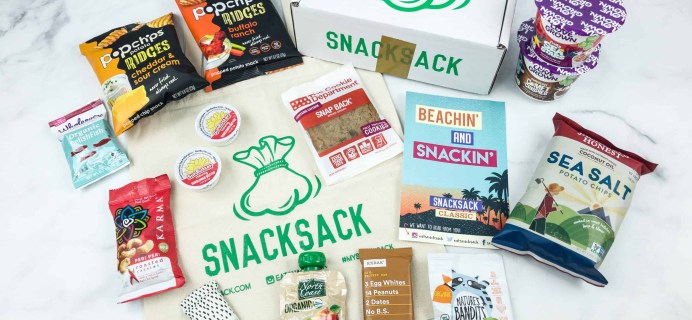SnackSack July 2018 Subscription Box Review & Coupon – Classic