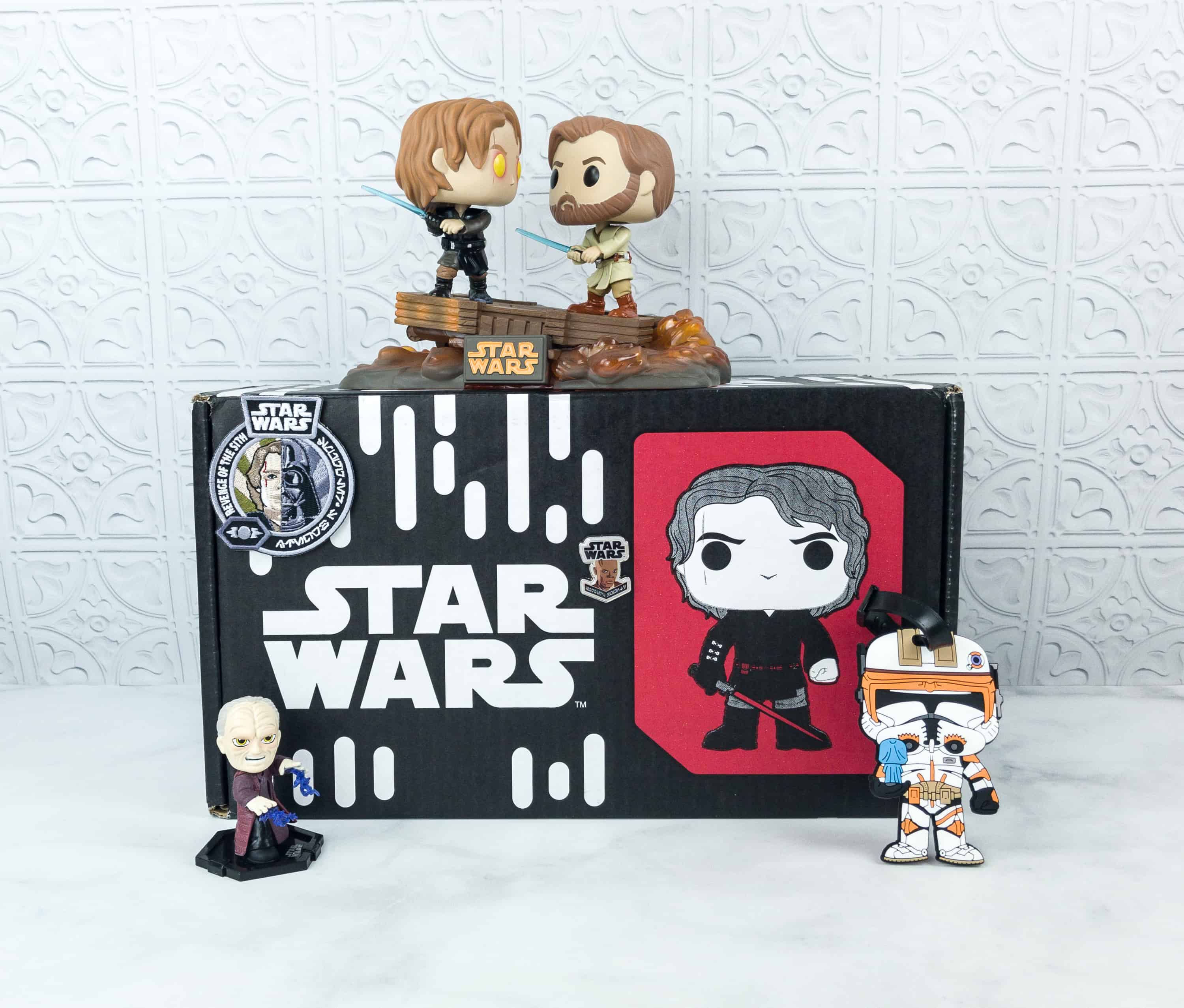 Funko Star Wars Smuggler's Bounty Patches & Pin LOT OF 3 - MOS