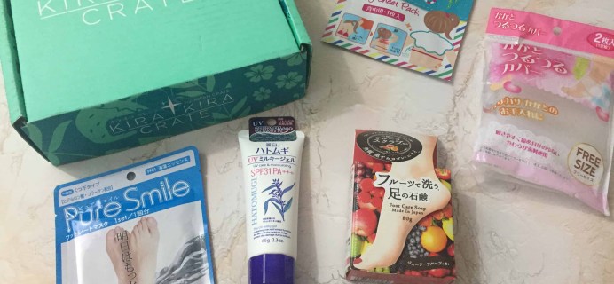 Kira Kira Crate August 2018 Subscription Box Review + Coupon