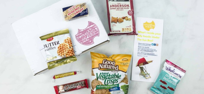 Something Snacks July 2018 Subscription Box Review
