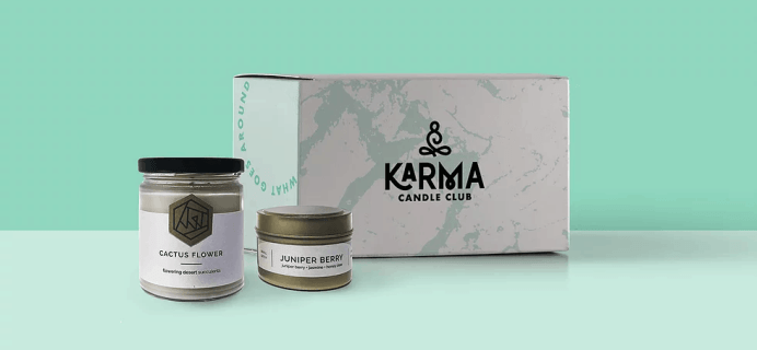 Karma Candle Club Cyber Monday Deal: Get 40% off your First Month!