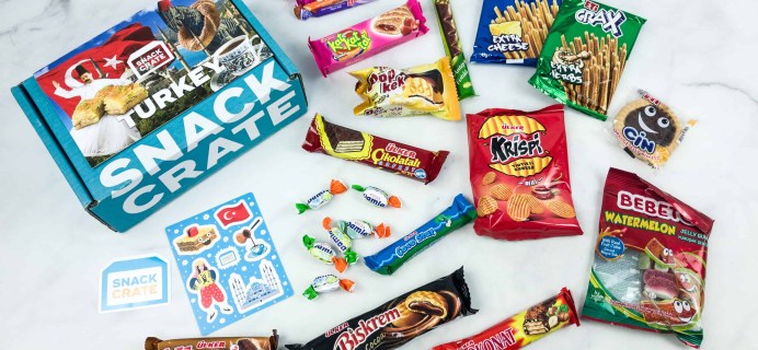 Snack Crate July 2018 Subscription Box Review & $10 Coupon