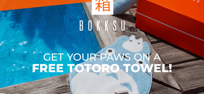 Bokksu Deal: Get a FREE Totoro Mini Towel With 3+ Months Subscription!