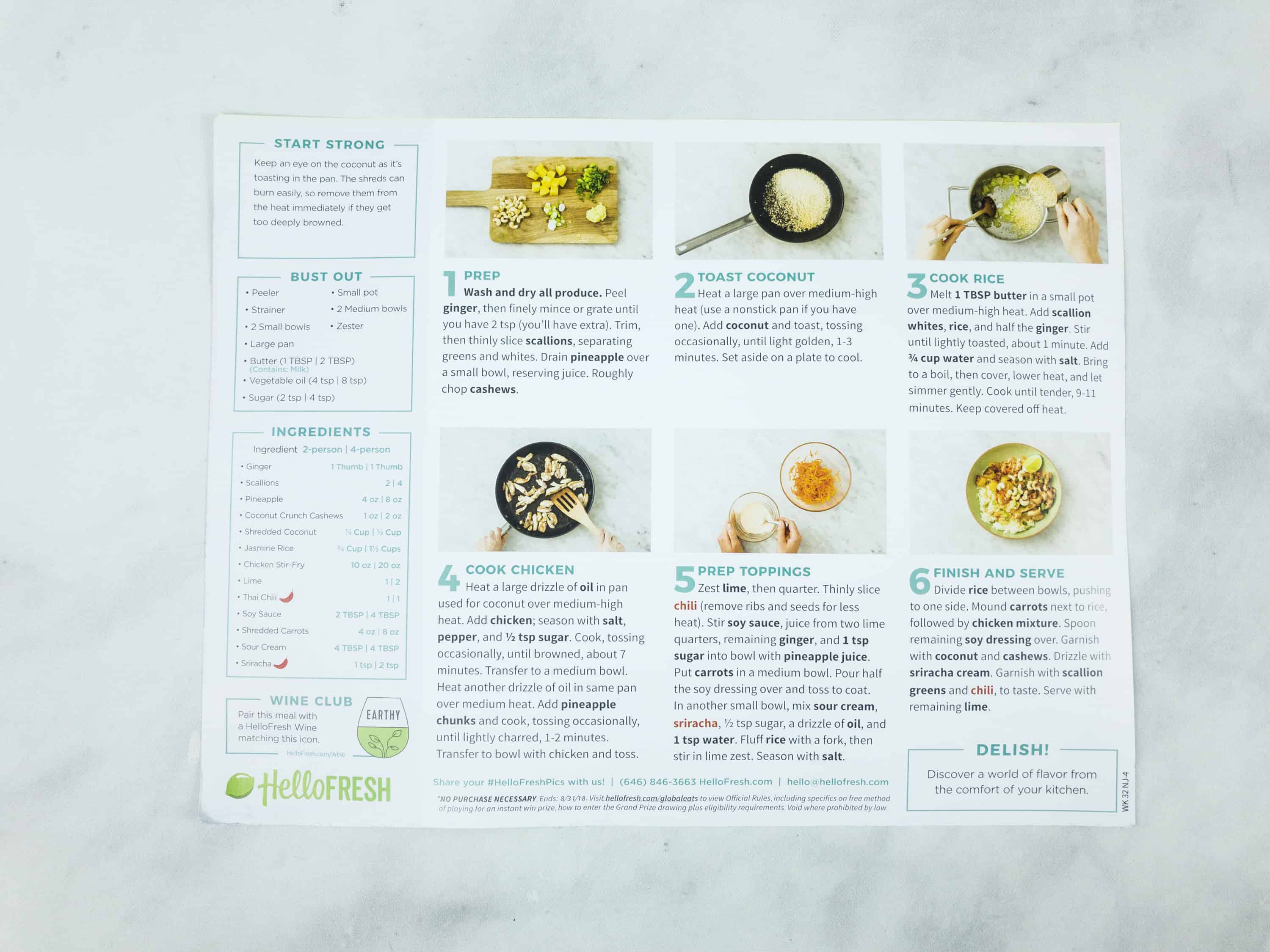 August 2018 Hello Fresh Subscription Box Review + Coupon! Classic