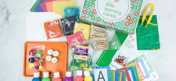 Little Learning Hands August 2018 Subscription Box Review