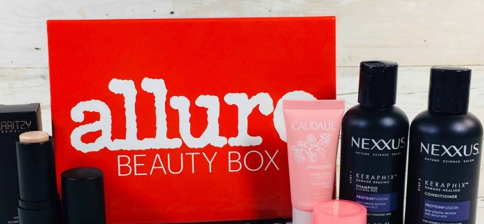Allure Beauty Box August 2018 Subscription Box Review & Coupon