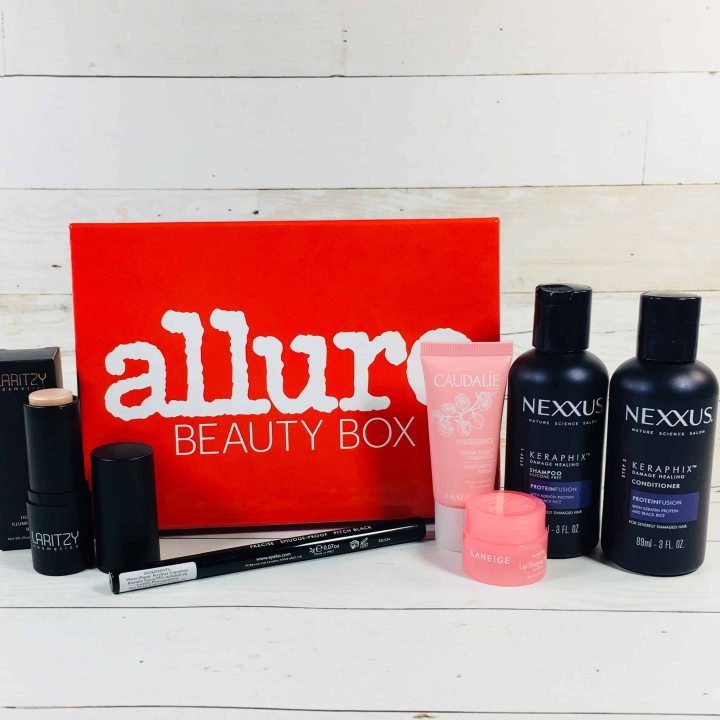 Allure Beauty Box August 2018 Subscription Box Review & Coupon hello