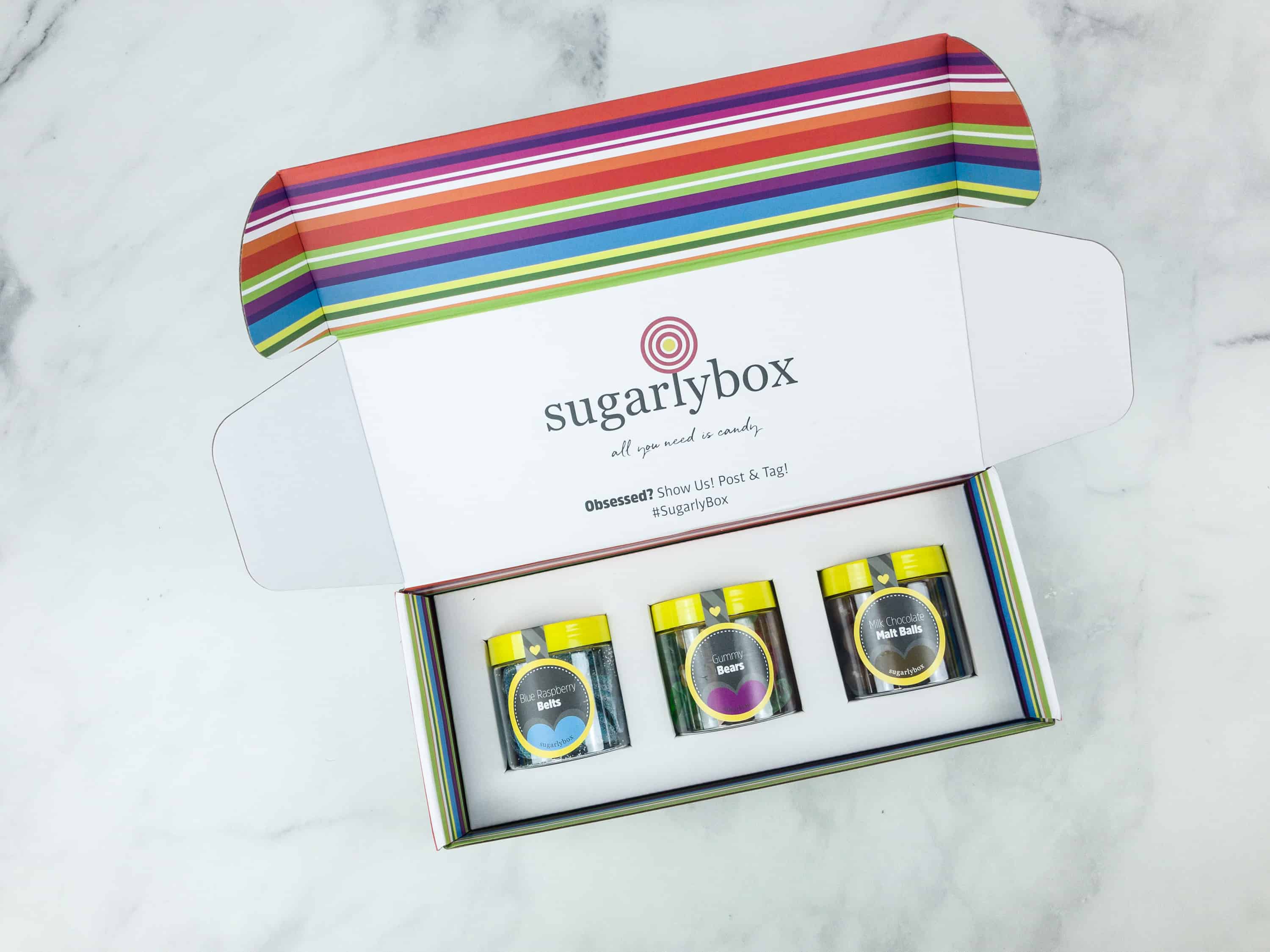 SugarlyBox August 2018 Subscription Box Review Coupon Hello Subscription