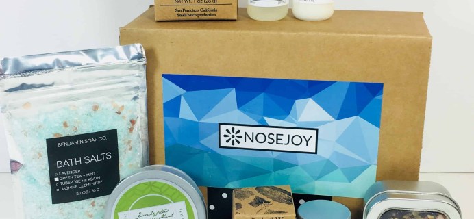 NOSEJOY August 2018 Subscription Box Review + Coupon!