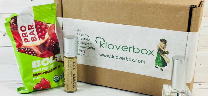 Kloverbox August 2018 Subscription Box Review & Coupon