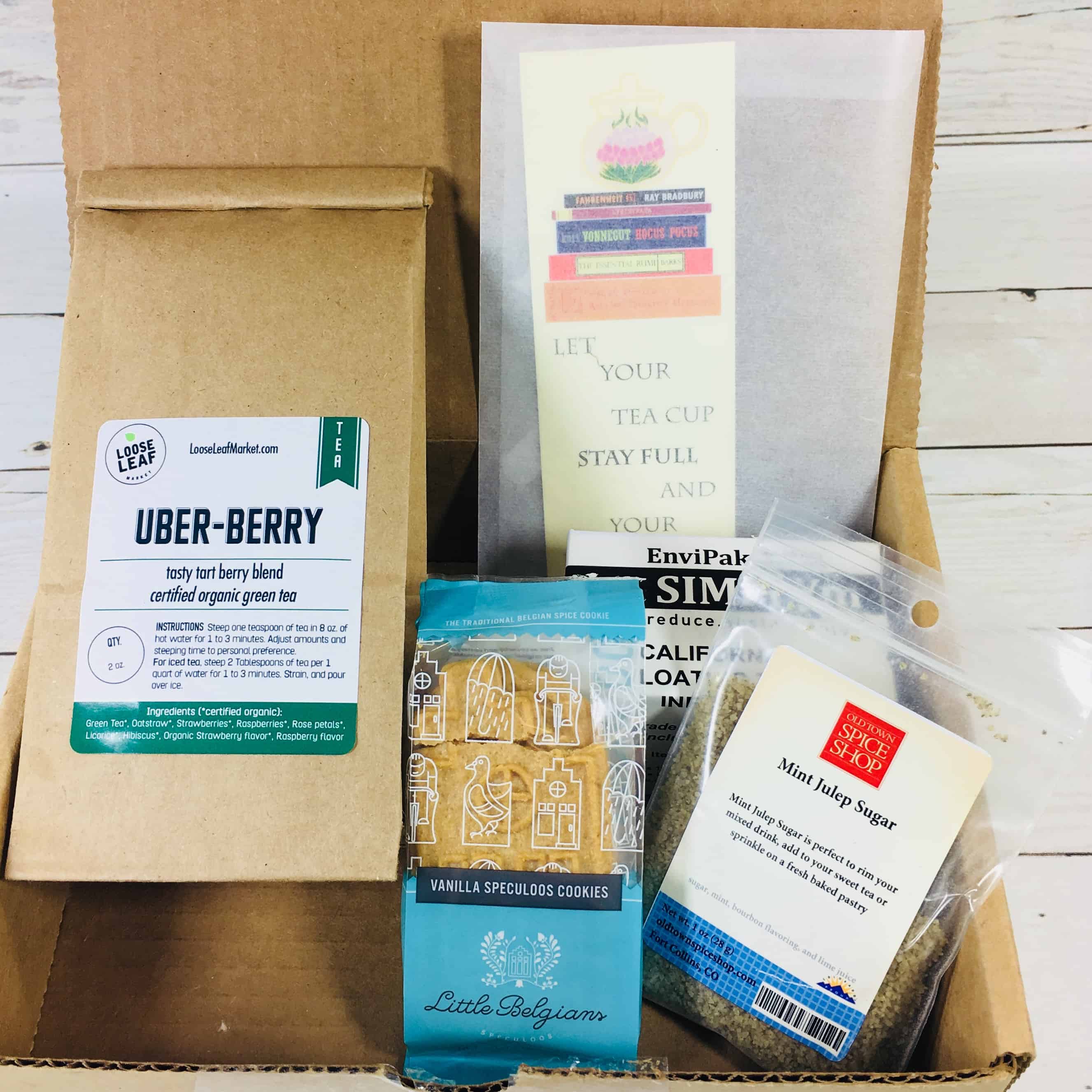 Tea Box Express August 2018 Subscription Review & Coupon Hello