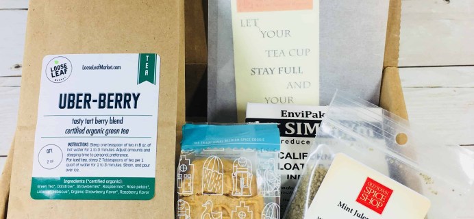 Tea Box Express August 2018 Subscription Review & Coupon