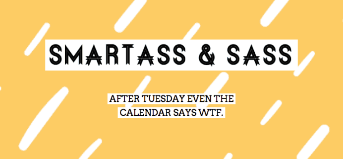 Smartass + Sass Box September 2018 Full Spoilers + Coupon!