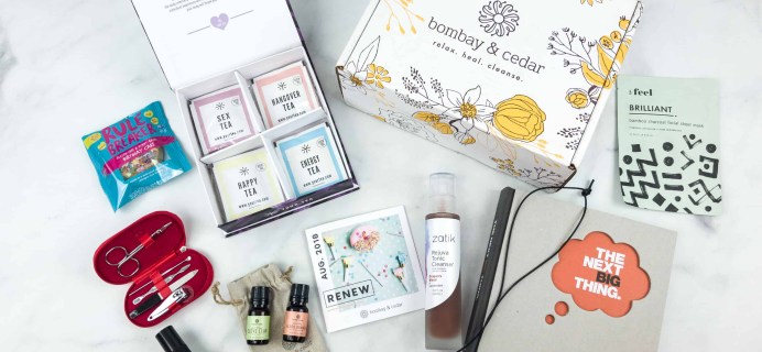 Bombay & Cedar August 2018 Subscription Box Review + Coupon