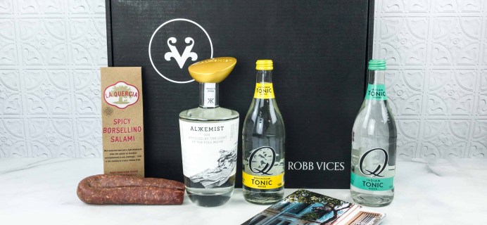 Robb Vices August 2018 Subscription Box Review + Coupon