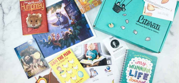 Literati Kids Club Sage Box Review + Coupon – August 2018