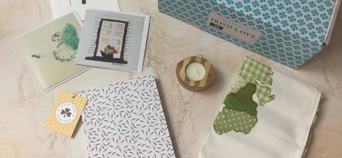 Sealed with Irish Love Box August 2018 Subscription Box Review + Coupon