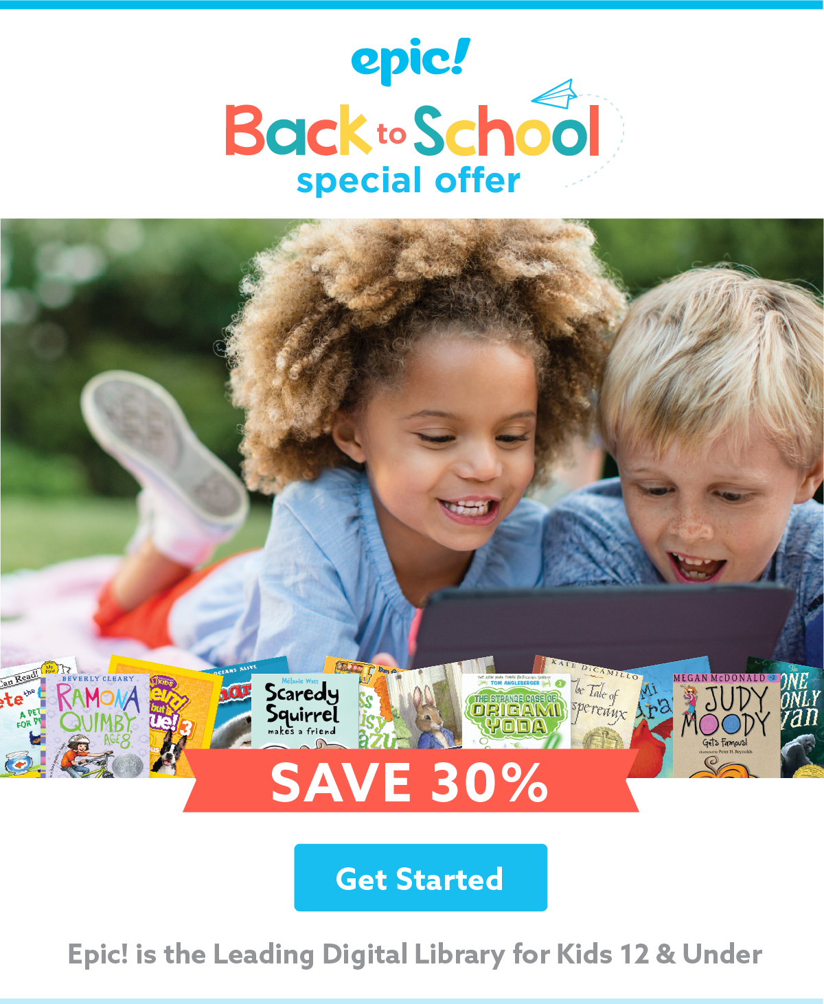 Epic! Kids Books Back To School Promo: Get 30% Off! EXTENDED! - Hello ...