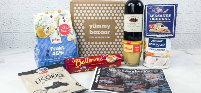 September 2018 Yummy Bazaar Full Experience Subscription Box Review