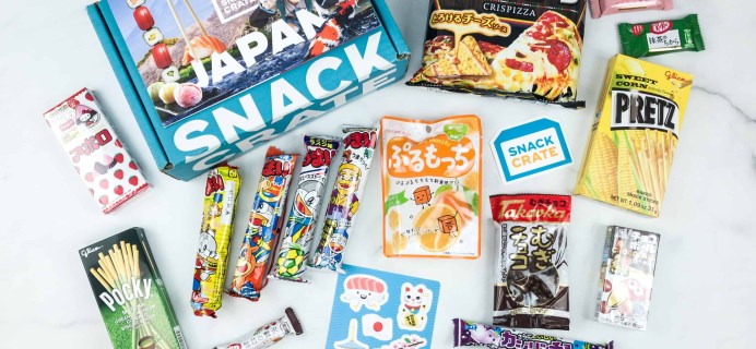 Snack Crate August 2018 Subscription Box Review & $10 Coupon