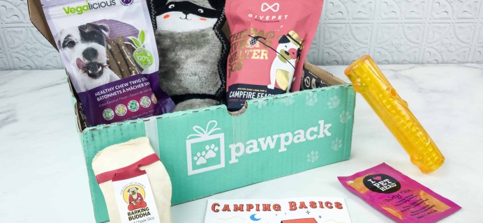 PawPack Dog Subscription Box Review + Coupon – August 2018
