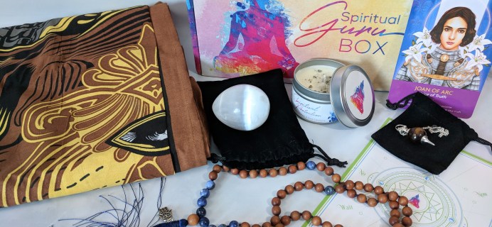 Spiritual Guru Subscription Box Review – August 2018