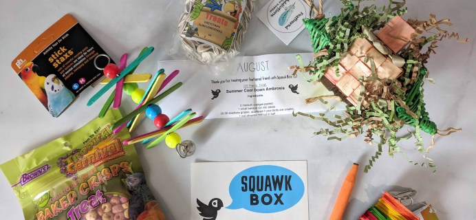 Squawk Box Subscription Review – August 2018