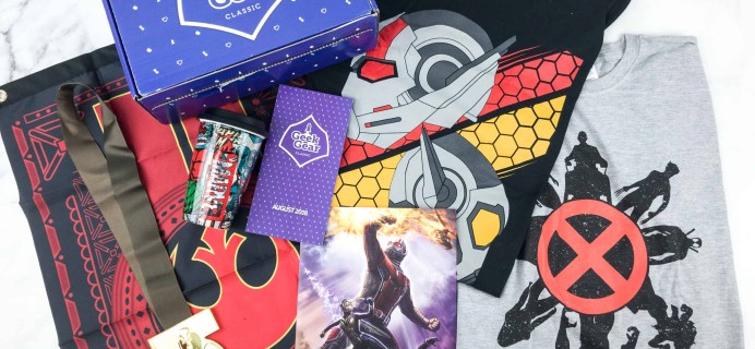 Geek Gear Box August 2018 Subscription Box Review + Coupon