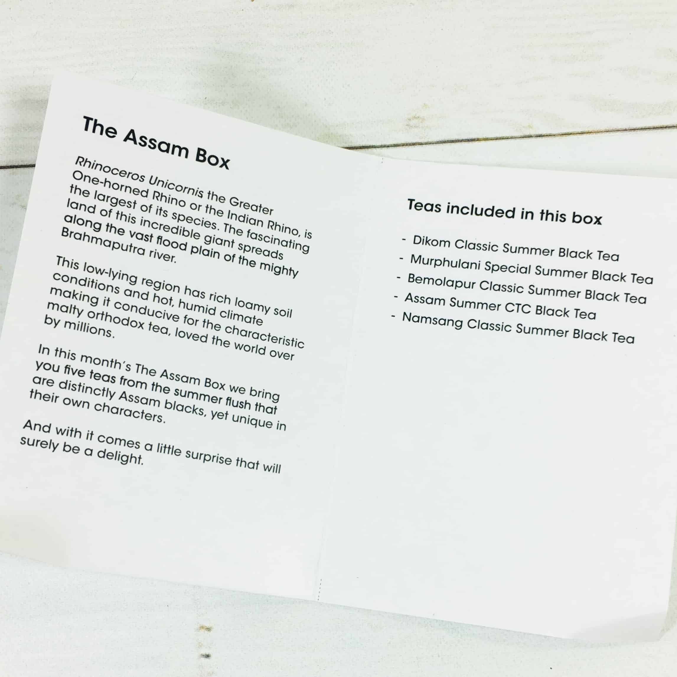 Teabox September 2018 Subscription Review & Coupon hello subscription