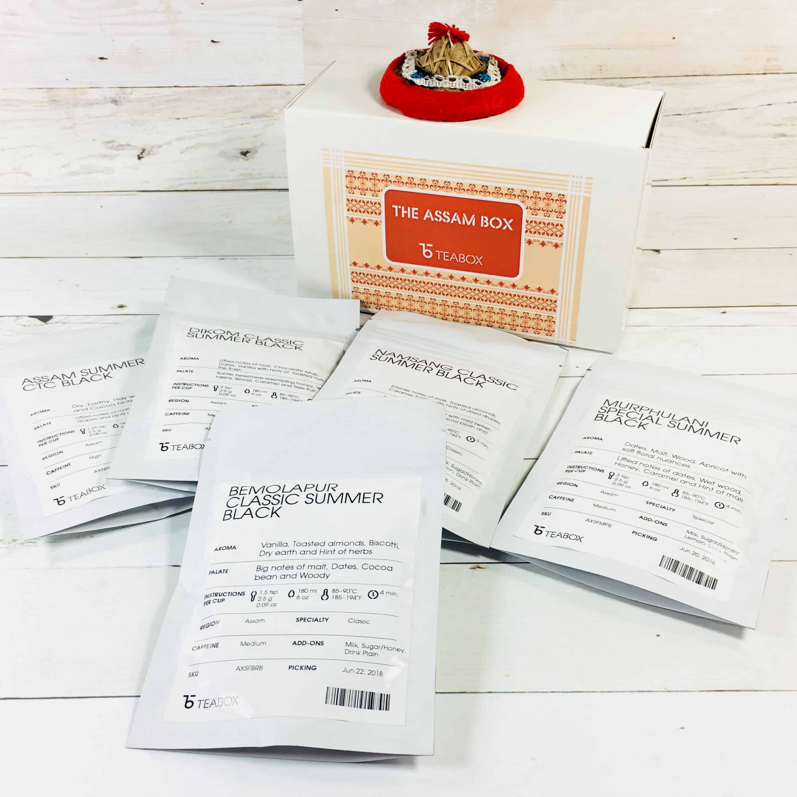 Teabox September 2018 Subscription Review & Coupon hello subscription