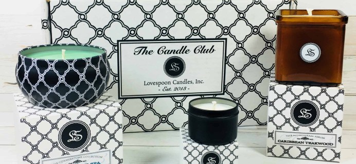 Lovespoon Candles September 2018 Subscription Box Review + Coupon