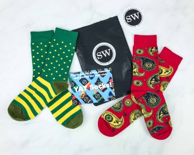 Sock Wagger Sock Club September 2018 Subscription Box Review + Coupon