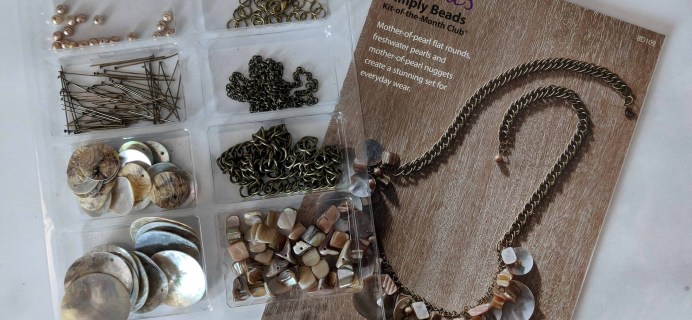 Annie’s Simply Beads Kit-of-the-Month Club Subscription Box Review – August 2018
