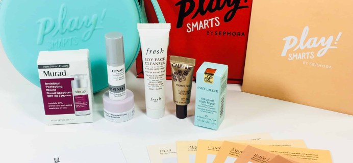 PLAY! by Sephora PLAY! SMARTS – Skincare By Age: 50+ September 2018 Limited Edition Box Review