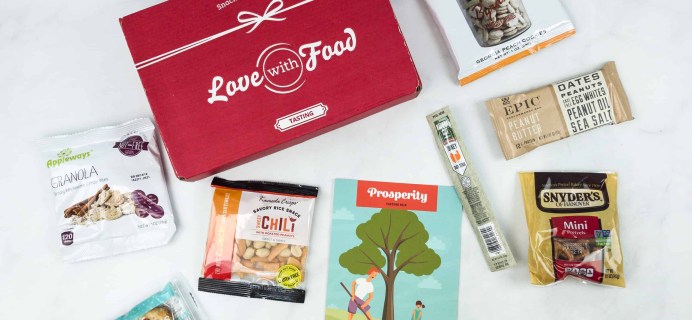 Love With Food September 2018 Tasting Box Review + Coupon!