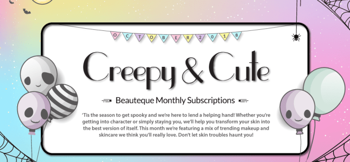 October 2018 Beauteque Beauty Box Spoilers #3 & #4 + Coupon!