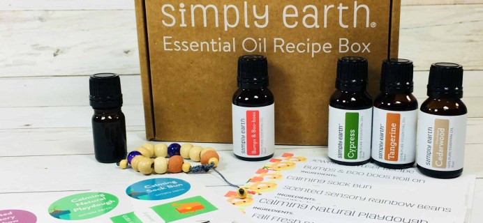 Simply Earth September 2018 Subscription Box Review + Coupons!