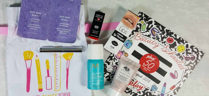 PLAY! by Sephora Subscription Box Review – August 2018