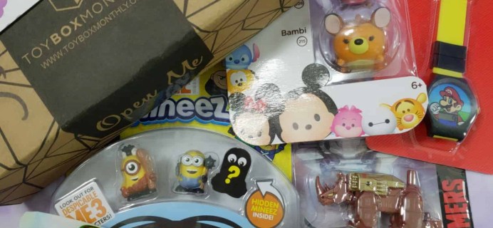 Toy Box Monthly August 2018 Subscription Box Review