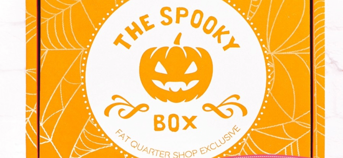The Spooky Box 2018 Limited Edition Mystery Box by Fat Quarter Shop Available For Pre-Order Now!