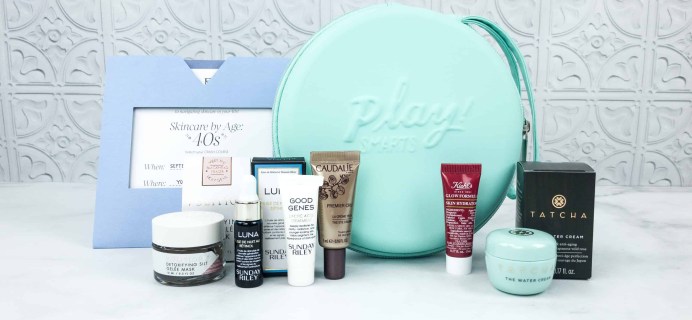 Sephora PLAY! SMARTS Skincare By Age 40 Box Review