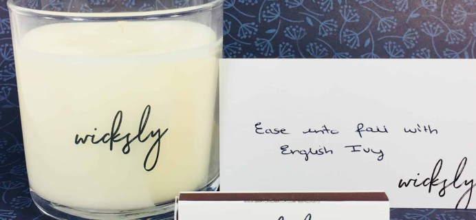 Wicksly September 2018 Subscription Box Review