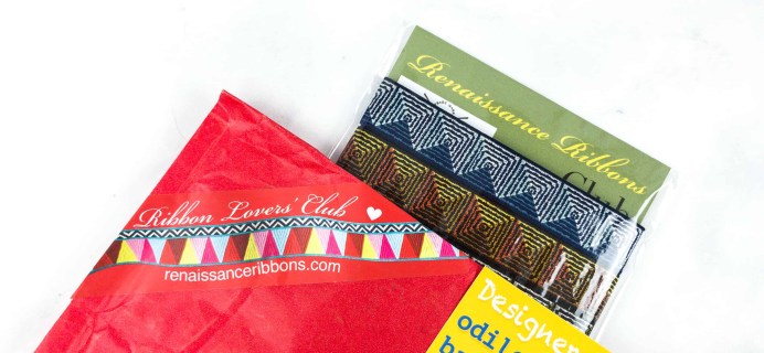 Renaissance Ribbons Ribbon Lovers’ Club September 2018 Subscription Review + Coupon