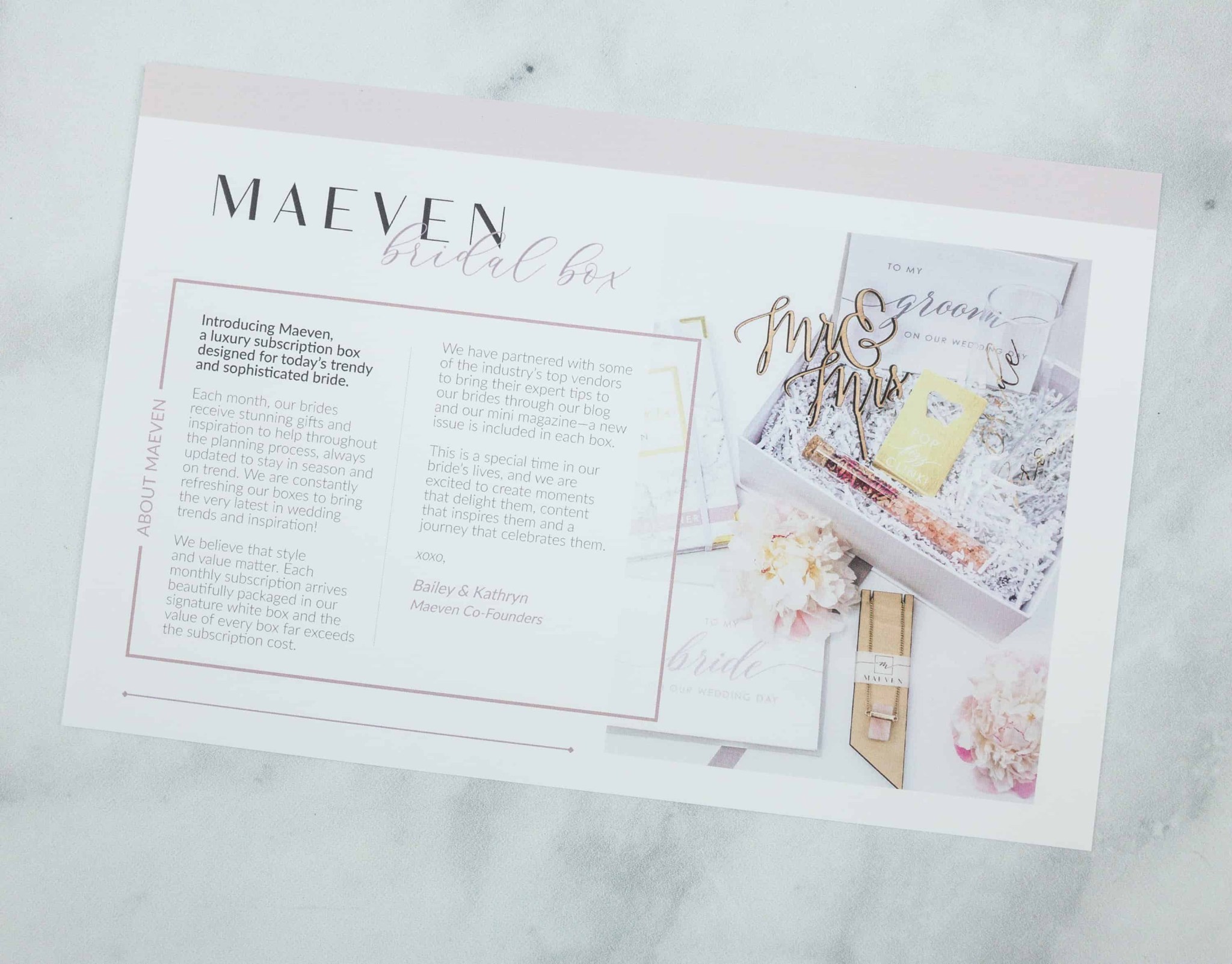 Maeven Box Intro Box Review Hello Subscription