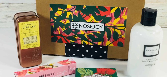 NOSEJOY September 2018 Subscription Box Review + Coupon!