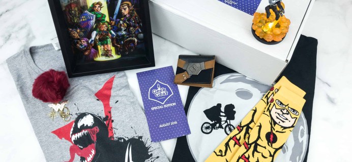 Geek Gear Box Special Edition August 2018 Subscription Box Review + Coupon