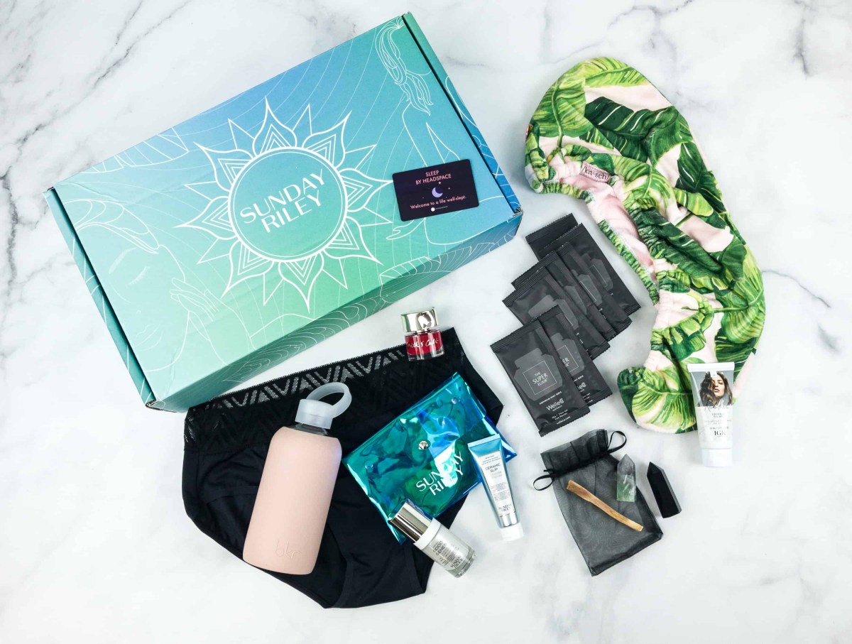 Sunday Riley Box Fall 2018 Subscription Box Review - WELLNESS EDITION ...